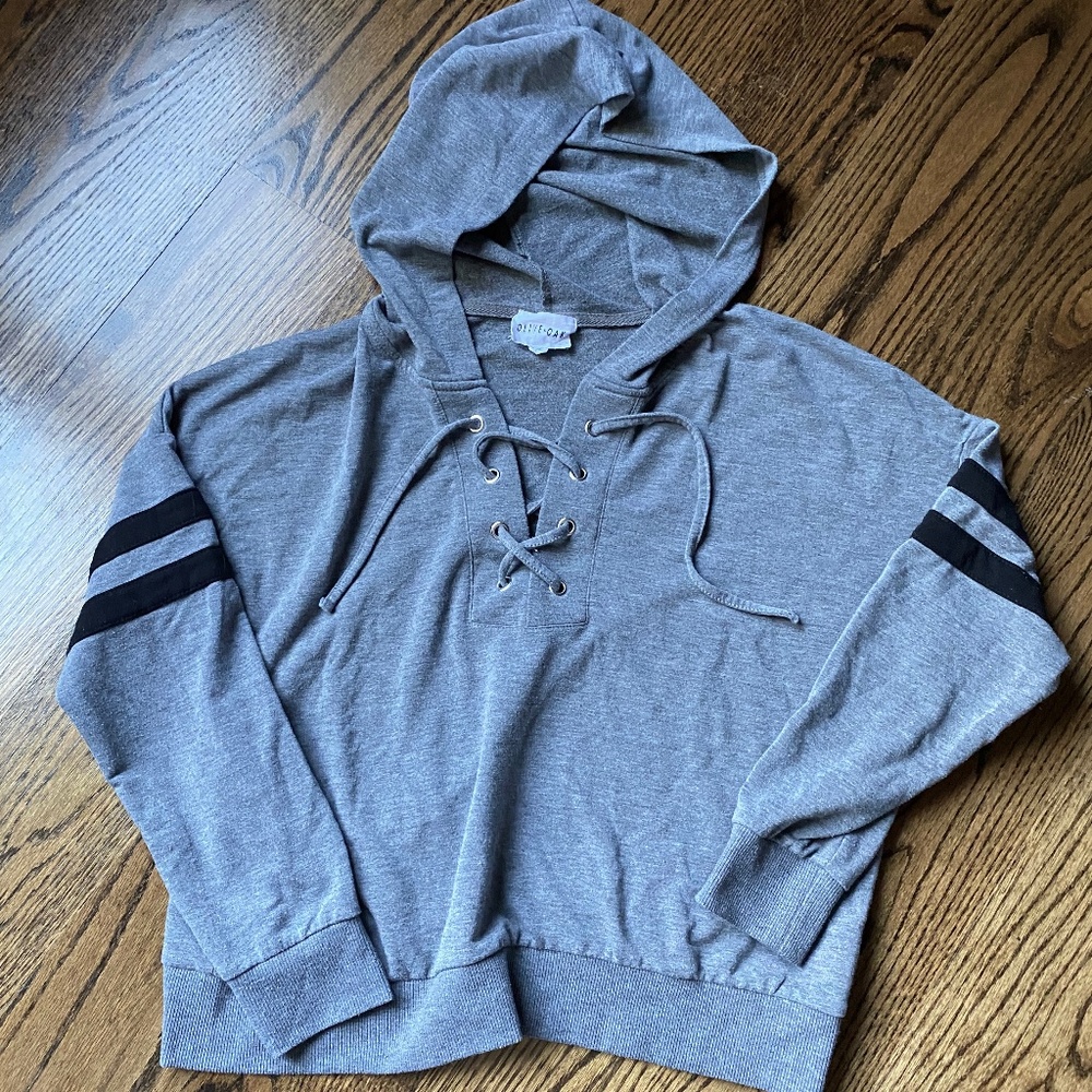 Olive & Oak/Nordstrom Crop Hoodie, Like New, M - Picture 5 of 5